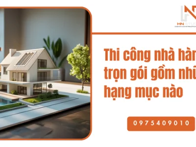 Thi công nhà hàng trọn gói gồm những hạng mục nào