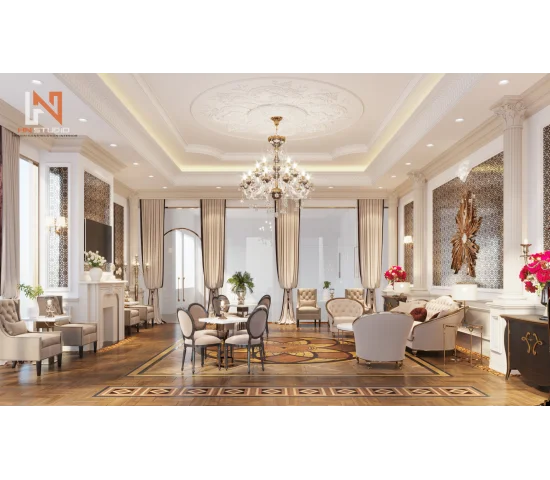 THIẾT KẾ PHÒNG NHẬN TIỆC HIMLAM TSN.2019