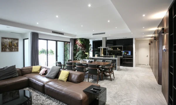 Căn hộ đập thông với thiết kế giấu cửa